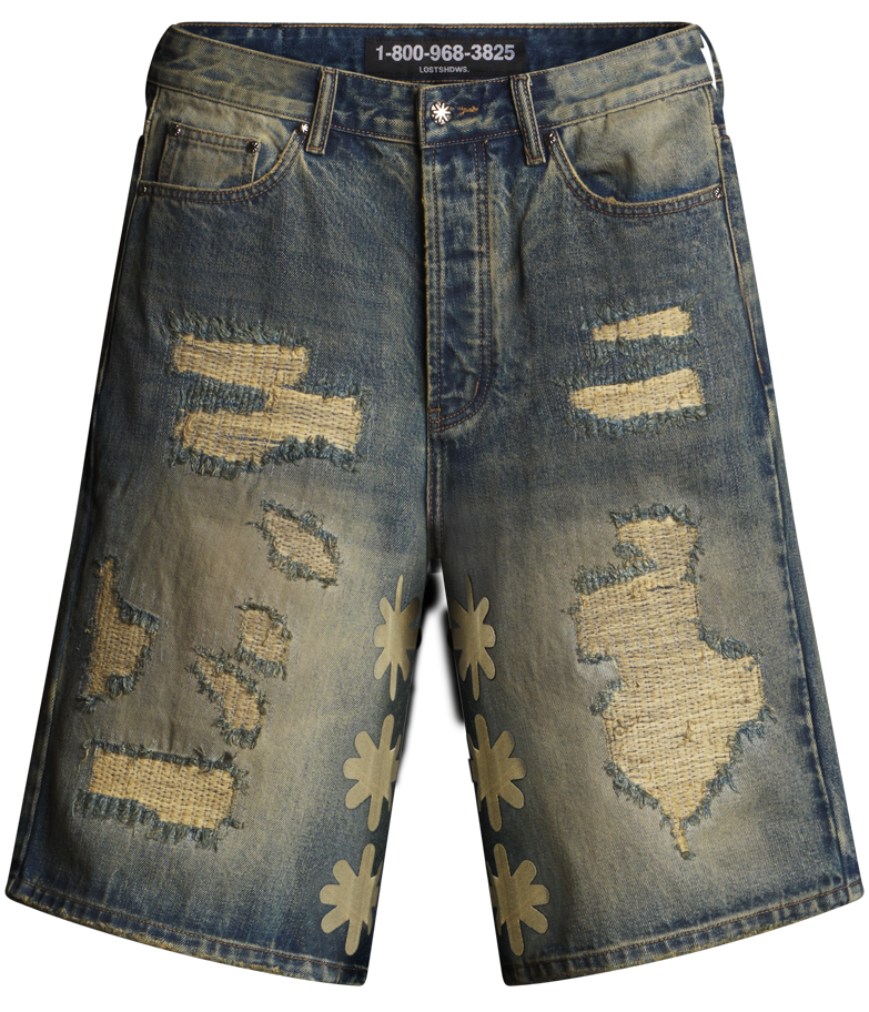 DSTRY Denim Short (BONE)