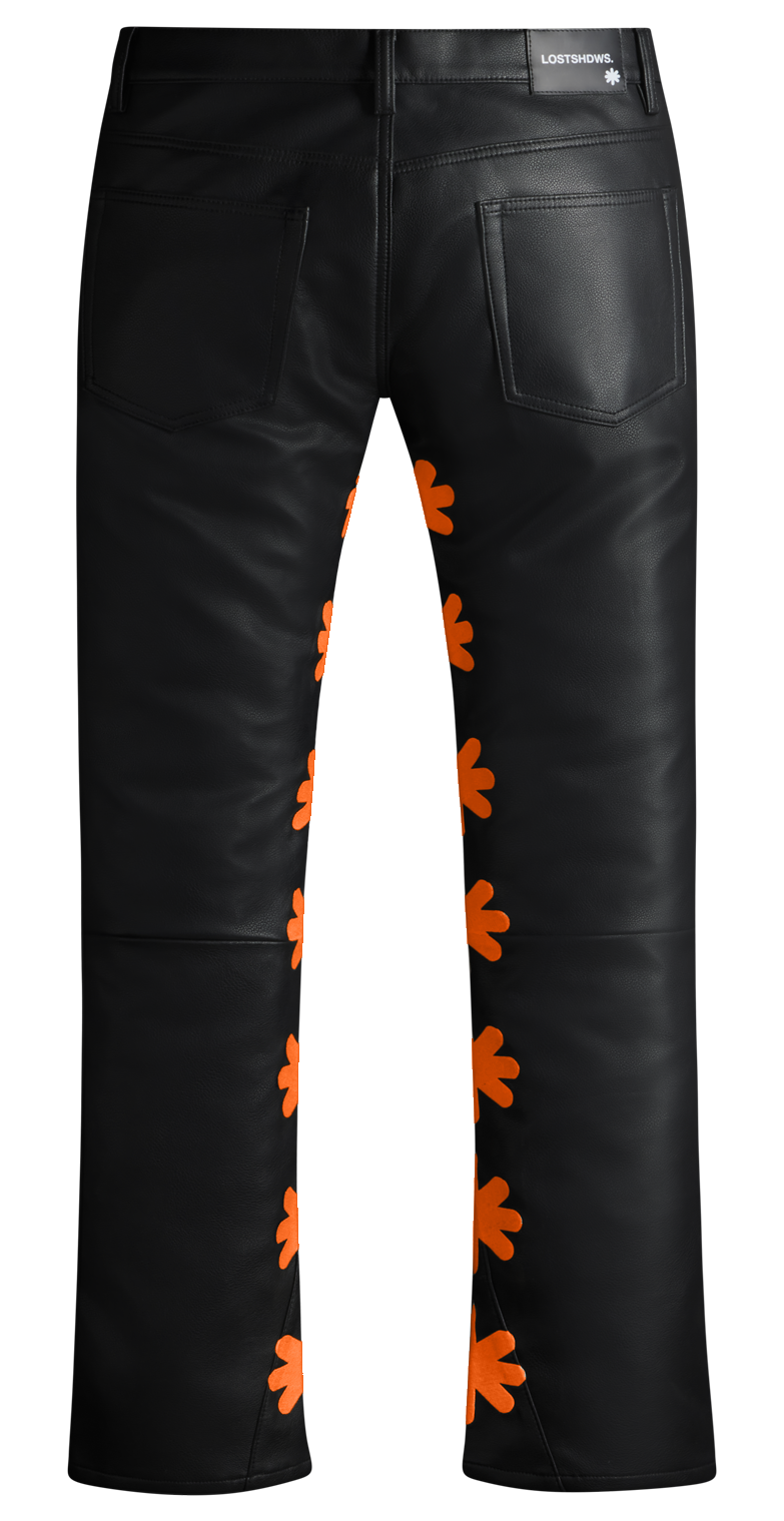 LOSTSHDWS Leather Pant (ORANGE)