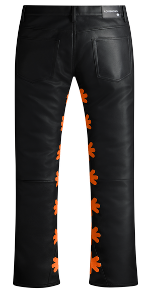 LOSTSHDWS Leather Pant (ORANGE)